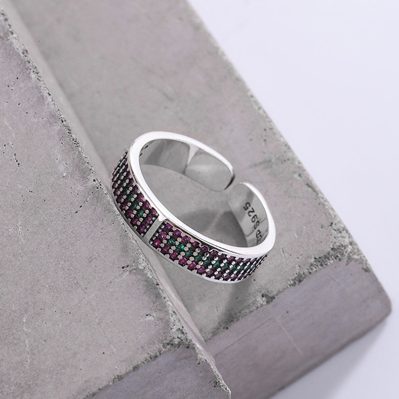 Full Diamond Three-dimensional Fashion Ring