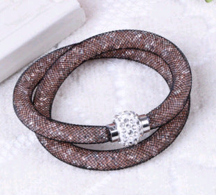 Maramalive™ Special Sequin Mesh crystal bracelets in different colors and styles.