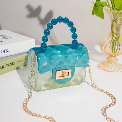 Pearl Handheld Transparent Jelly Bag