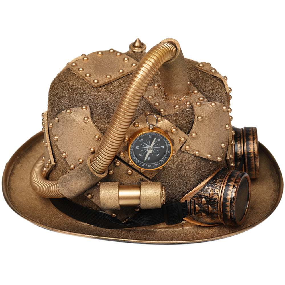 Steampunk Gothic Compass Hat Goggles