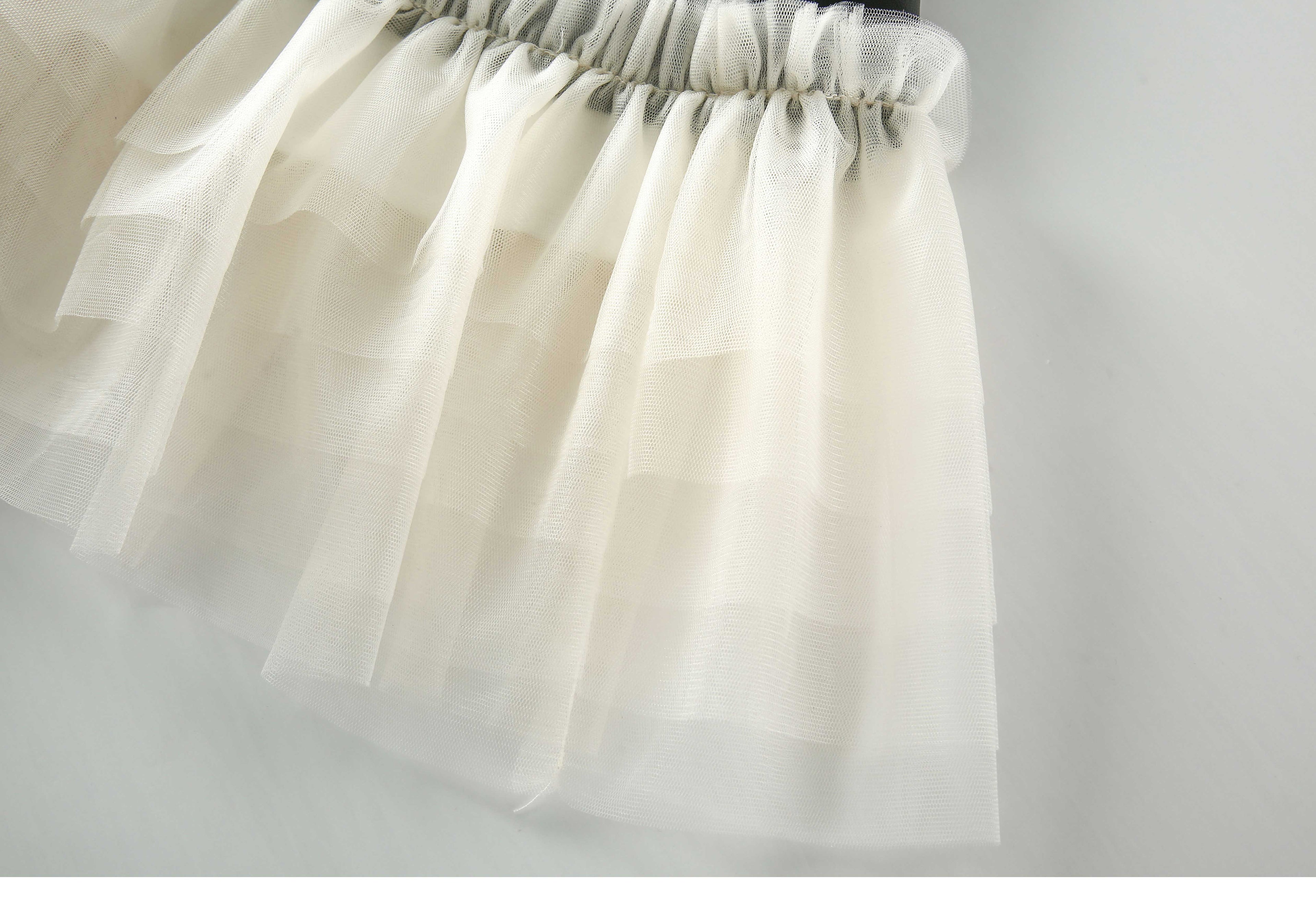 A solid color Leather Strap Skirt Dress with ruffles by Maramalive™.