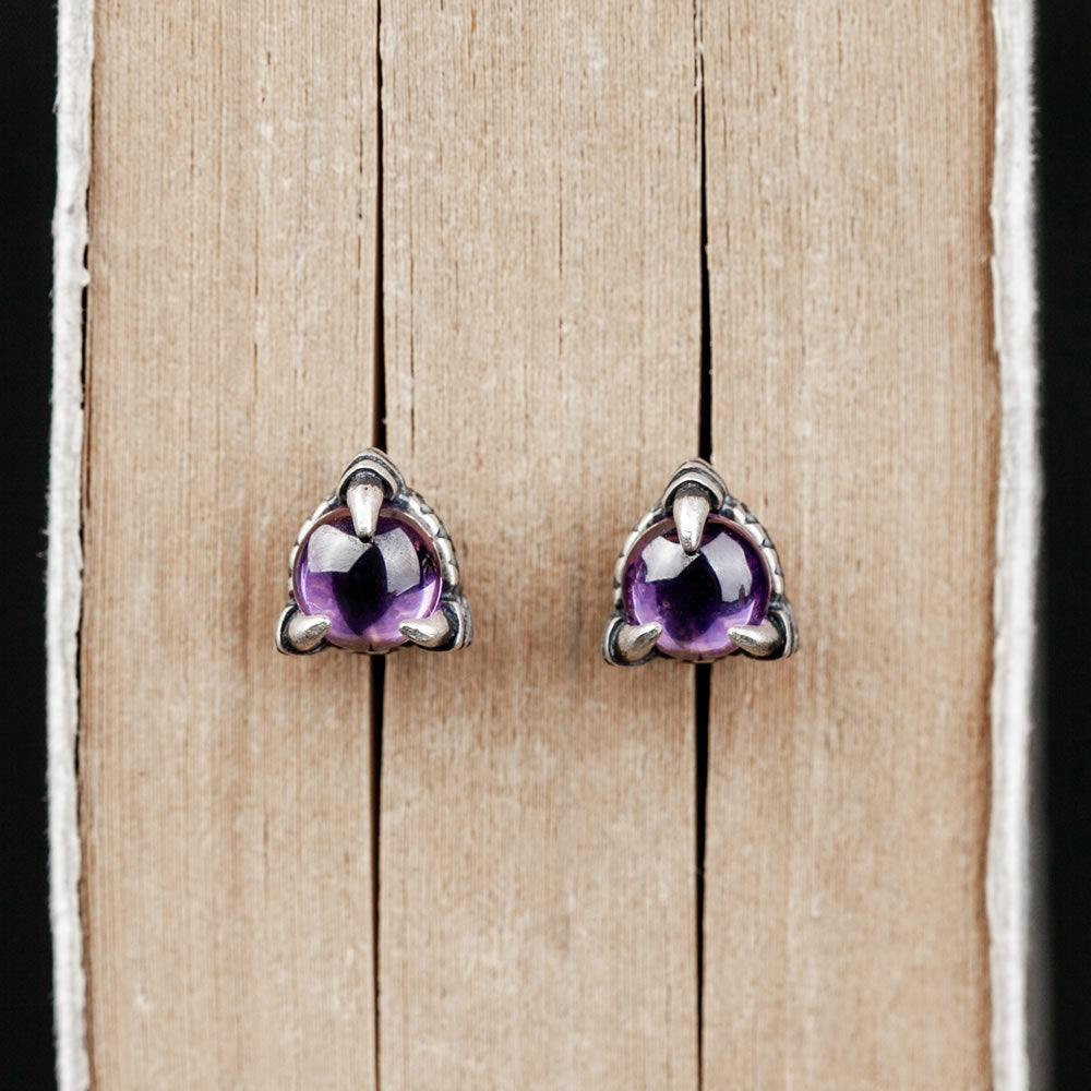 Maramalive™ Fashion Personality Punk Gothic Style earrings inlaid with gemstones.