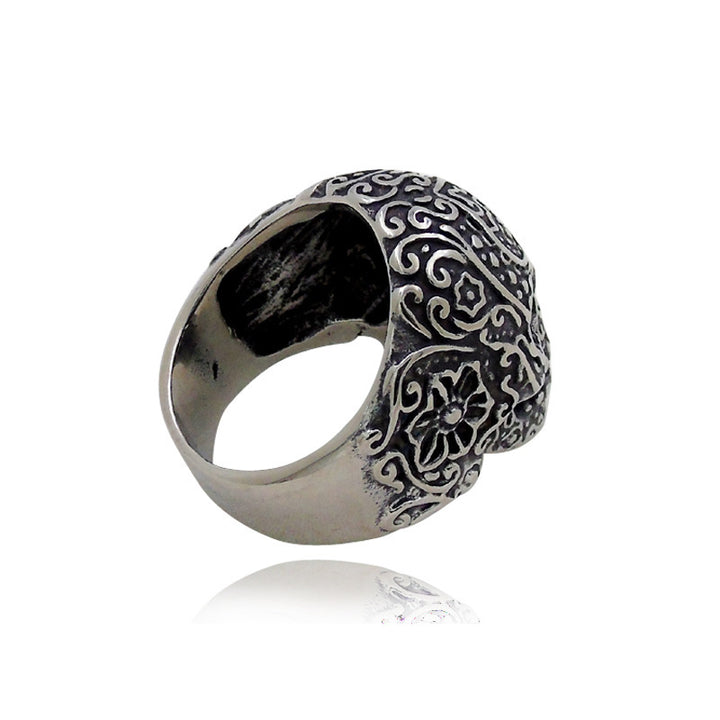 A Hip Hop Skull Ring Trendy Men's Personality Ring Punk by Maramalive™.