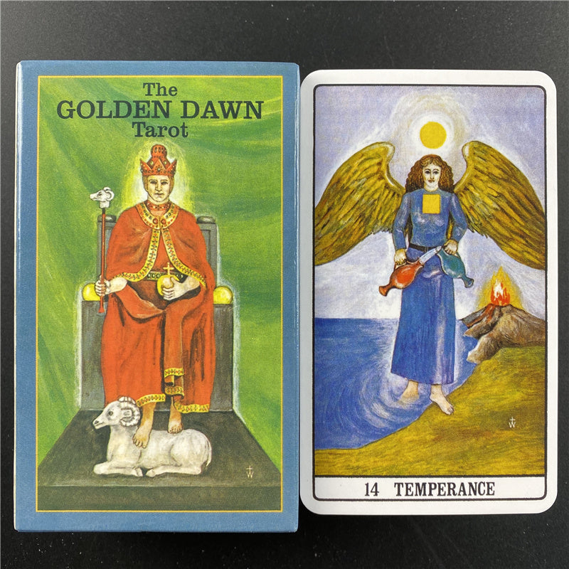The Maramalive™ Golden Dawn Tarot Oracle Cards English Version Party Holiday Entertainment Desk Game Cards.