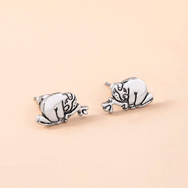 A pair of Cute Little Sloth Stud Earrings For Women by Maramalive™.