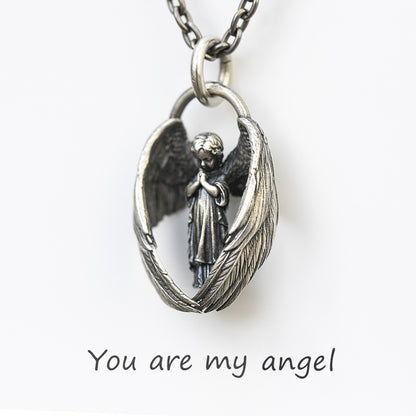 New Angel Wings Personality Pendant Necklace For Men