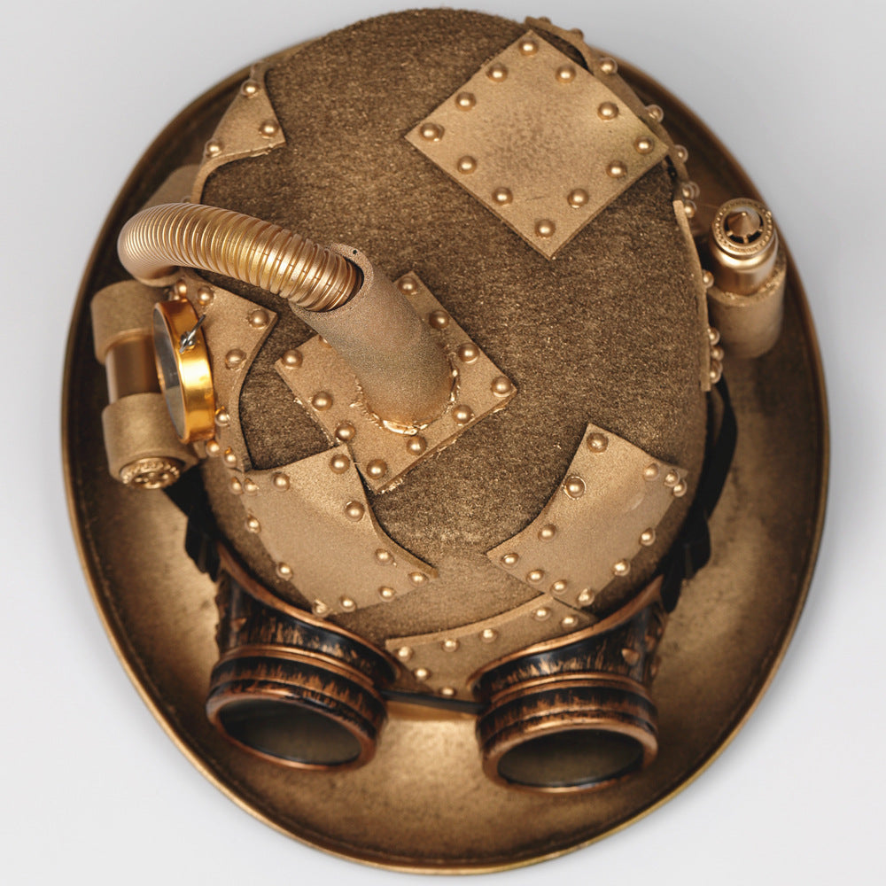 Steampunk Gothic Compass Hat Goggles