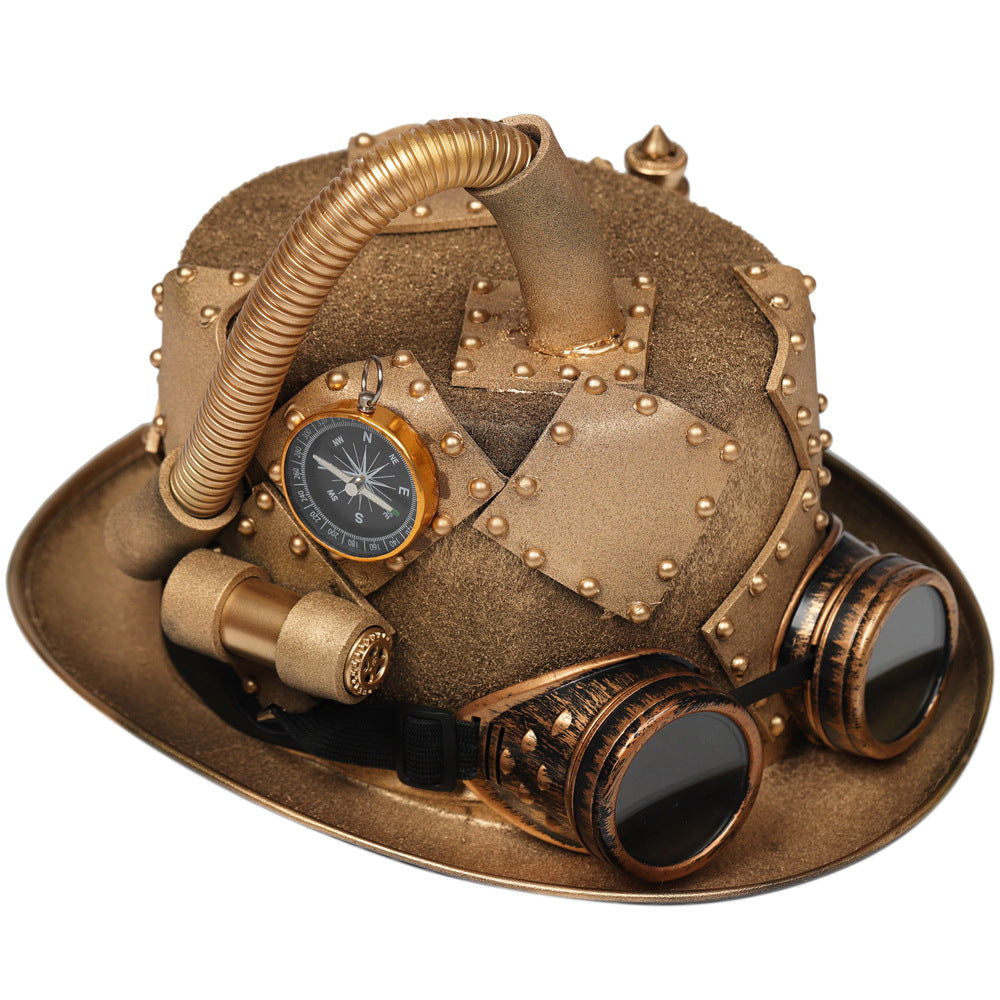 Steampunk Gothic Compass Hat Goggles