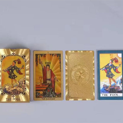 An image of Full Set Of Tarot Color Printing tarot card on a table by Maramalive™.