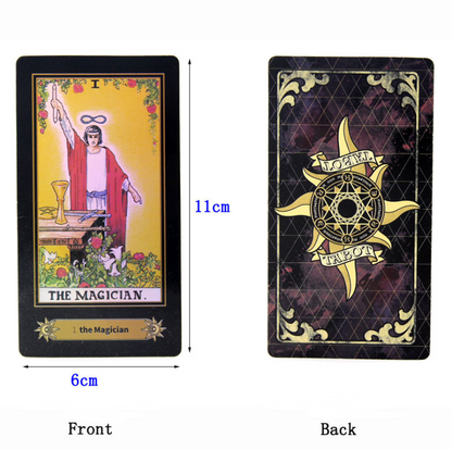 A Tarot divination box with Maramalive™ tarot cards inside.