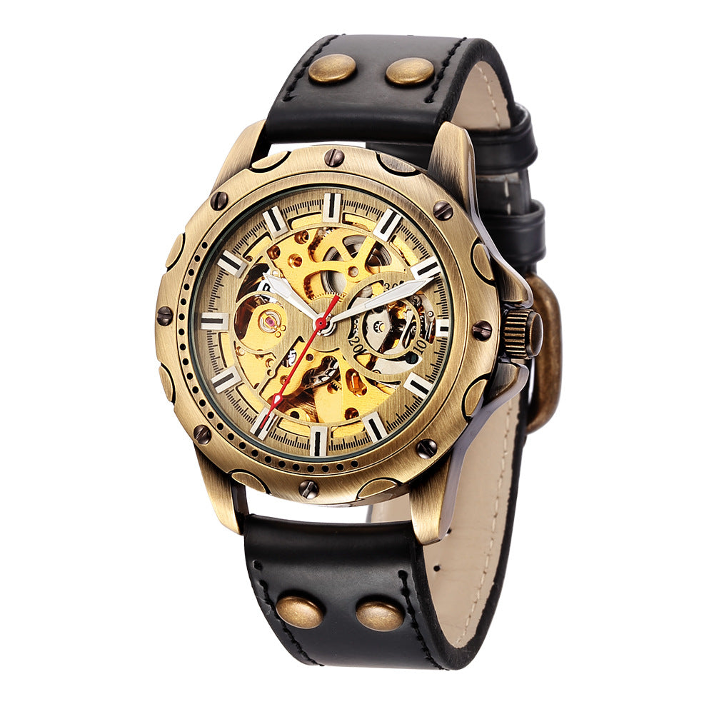 Discover the Mysteries of Time Itself with This Striking Steampunk Watch by Maramalive™.