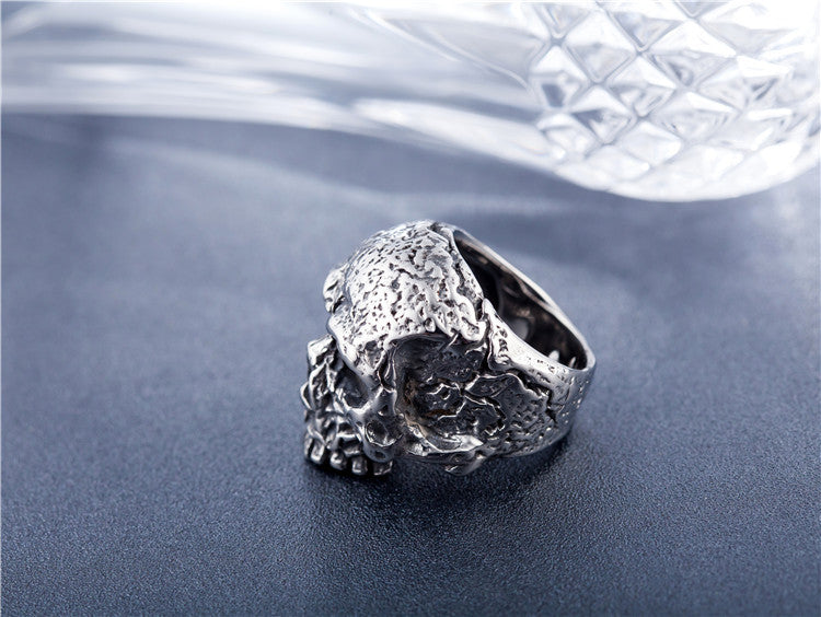 A New Vintage Gothic Skull Men's Titanium Steel Ring by Maramalive™ for fashion women.