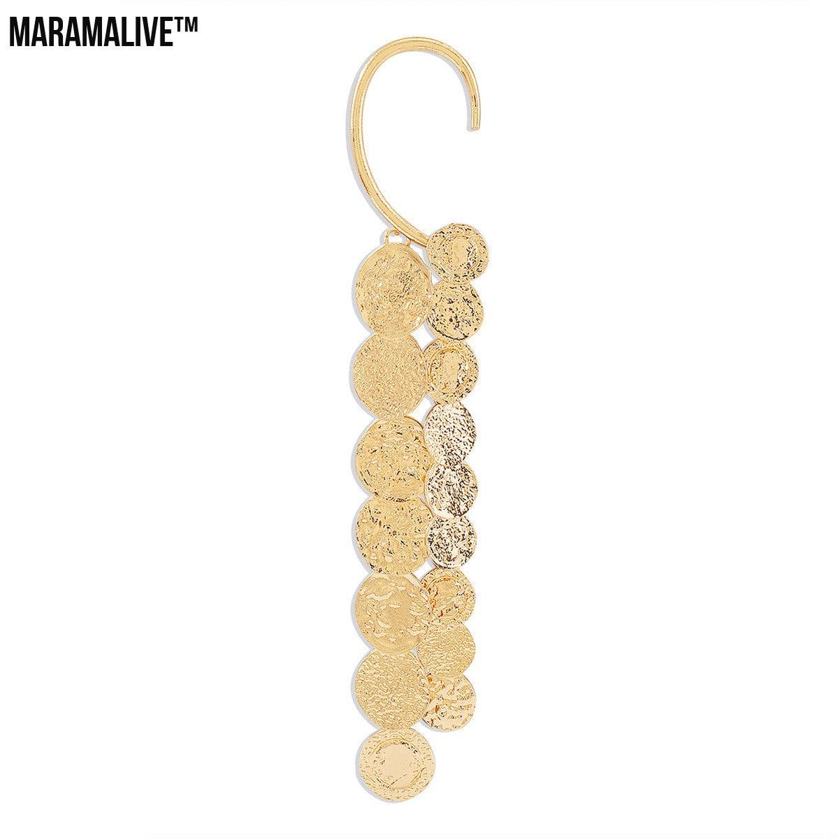 Alloy Multi Layer Circle Earrings