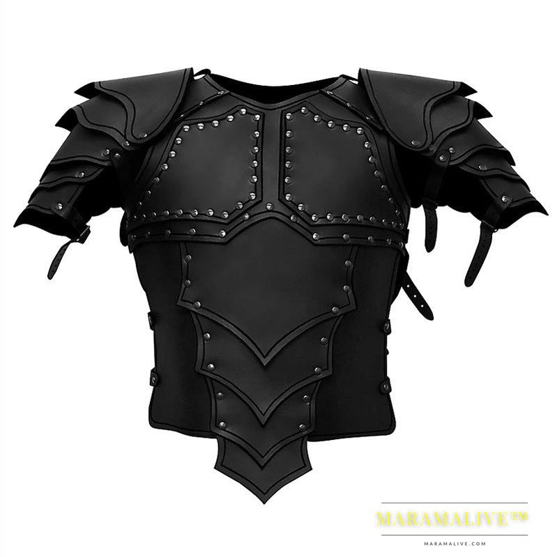 Anime Real-life Costume Samurai Armor COSPLAY Synthetic Leather Men's Clothing