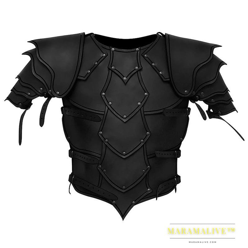 Anime Real-life Costume Samurai Armor COSPLAY Synthetic Leather Men's Clothing