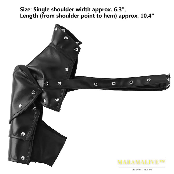 Authentic Steampunk Leather Arm Armor for Costumes