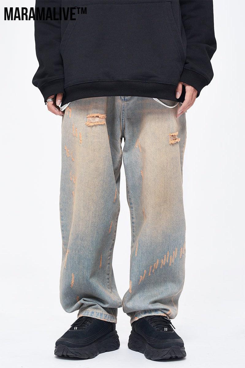 Baggy Hip-Hop Jeans! Loose Retro Daddy Pants Bring the 90s Back