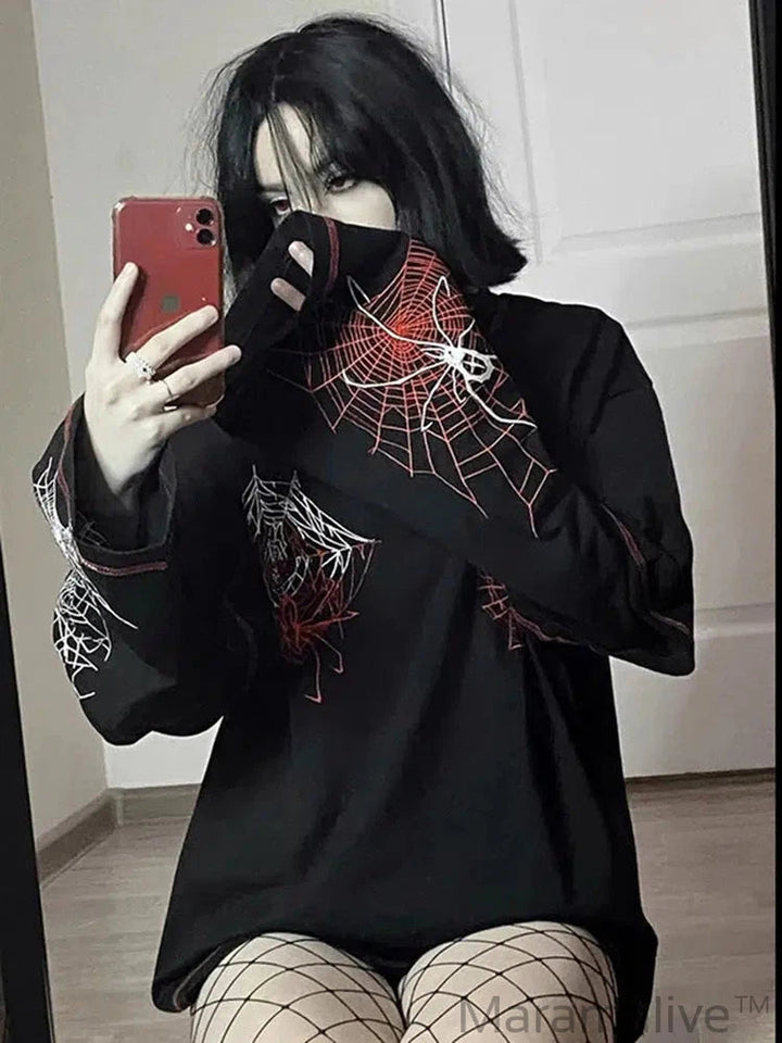 Black Design Sense American Casual Long Sleeved Hoodies Female 2023 New Slim Fit Commuting Street Shooting Hot Girl Y2K Top