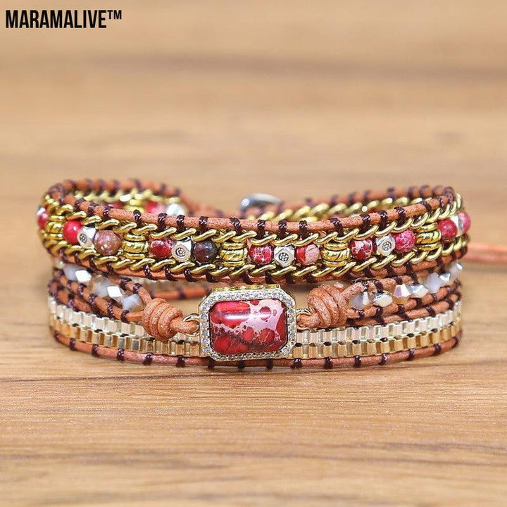 Bohemian Rhapsody Bracelet : Vintage Weave Multi-layer Bohemian Bracelet