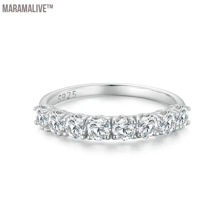 Brilliant Moissanite Wedding or Eternity Rings: A Forever Wedding Band