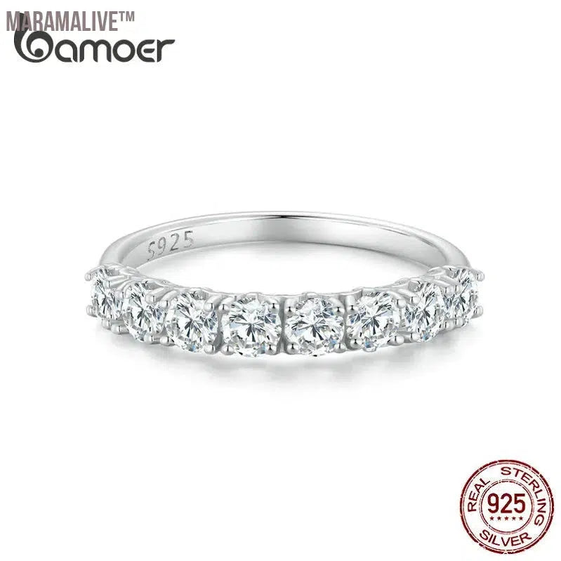 Brilliant Moissanite Wedding or Eternity Rings: A Forever Wedding Band