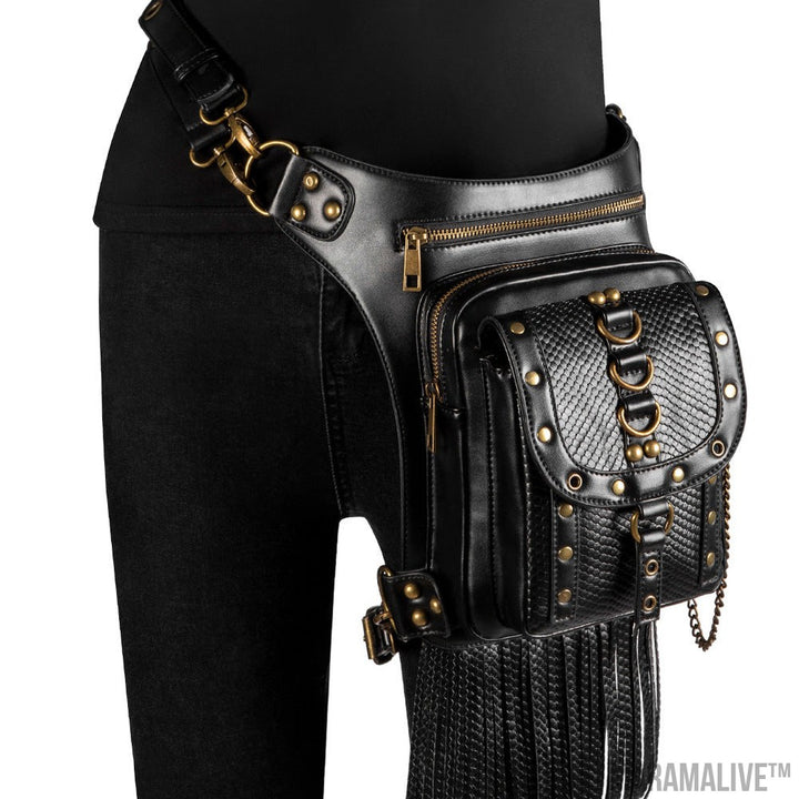 Chain Bag Female Small Bag Steampunk Retro Locomotive Bag Lady Shoulder Messenger Bag Female Waist