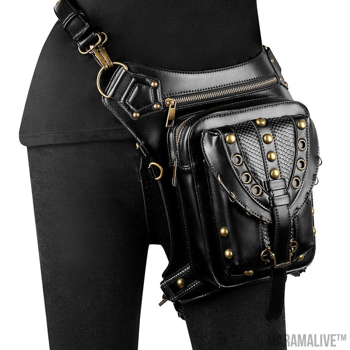 Chain Bag Female Small Bag Steampunk Retro Locomotive Bag Lady Shoulder Messenger Bag Female Waist