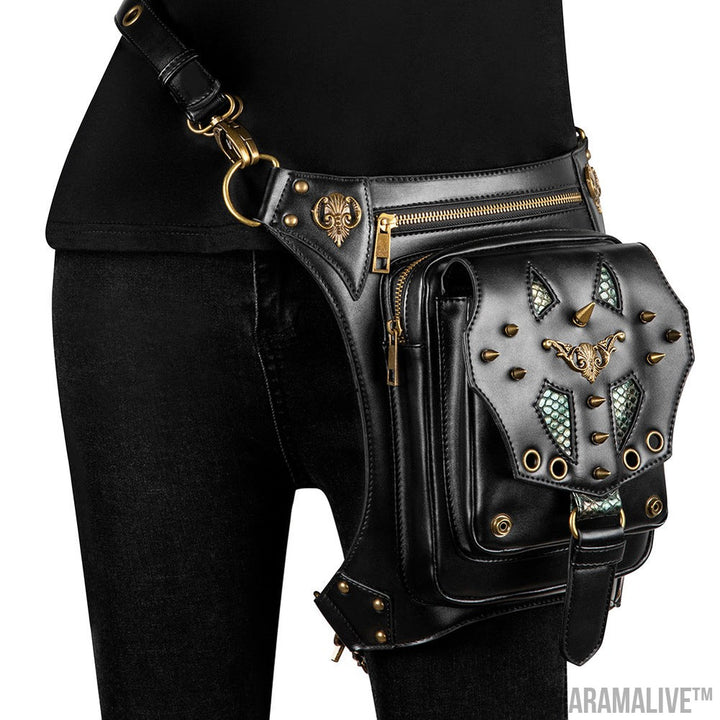 Chain Bag Female Small Bag Steampunk Retro Locomotive Bag Lady Shoulder Messenger Bag Female Waist