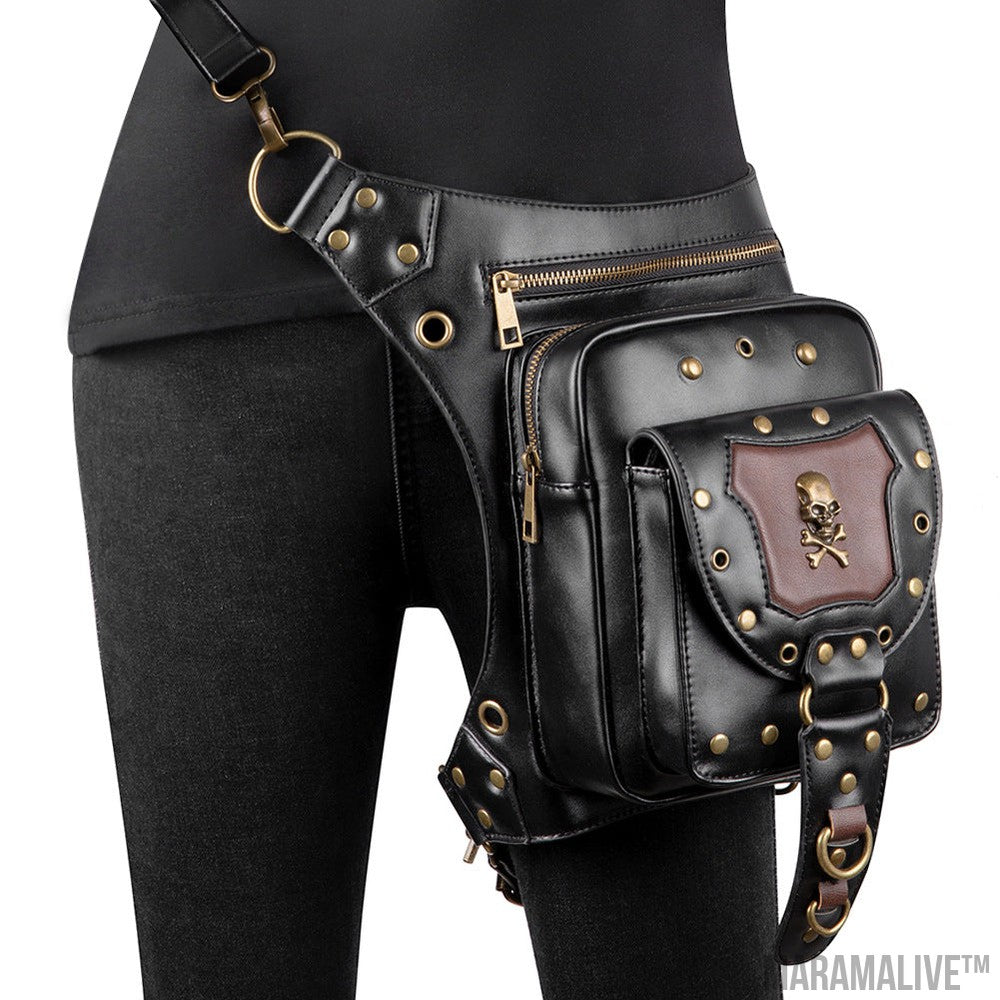 Chain Bag Female Small Bag Steampunk Retro Locomotive Bag Lady Shoulder Messenger Bag Female Waist