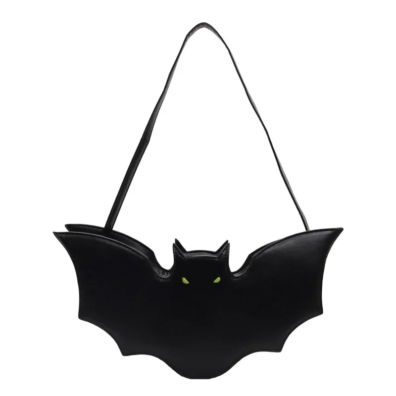 Chic Black Bat-Shaped Crossbody - Unusual Cartoon Phone Purse with High Quality Pu Leather - Perfect Gift for the Christmas