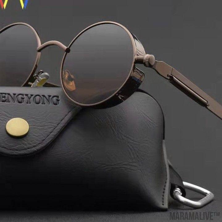 Classic Gothic Steampunk Sunglasses Polarized Men Women