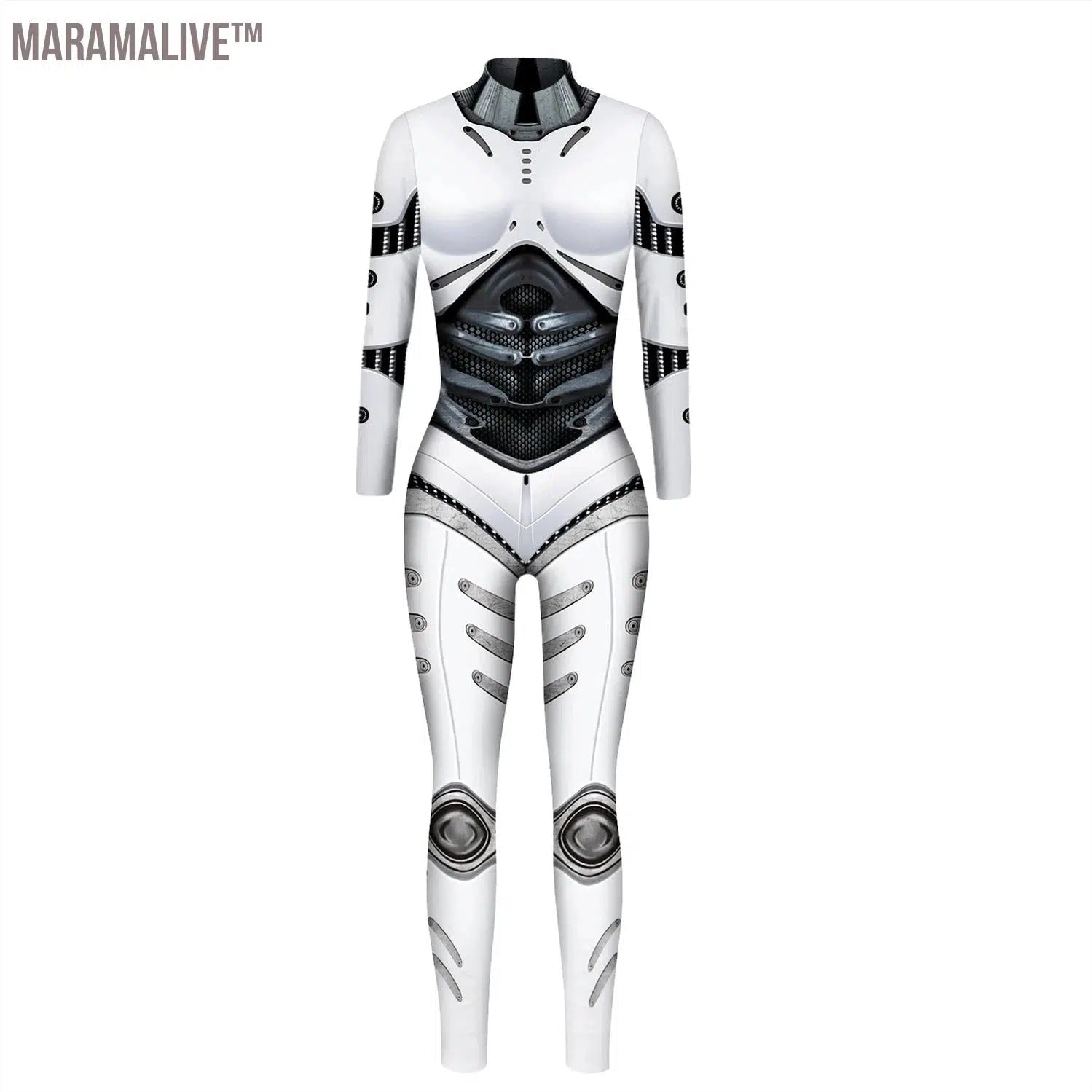 Cosplay Costume New Design Robot Punk Jumpsuit punk Zentai Halloween Bodysuit Adult Carnival Clothing