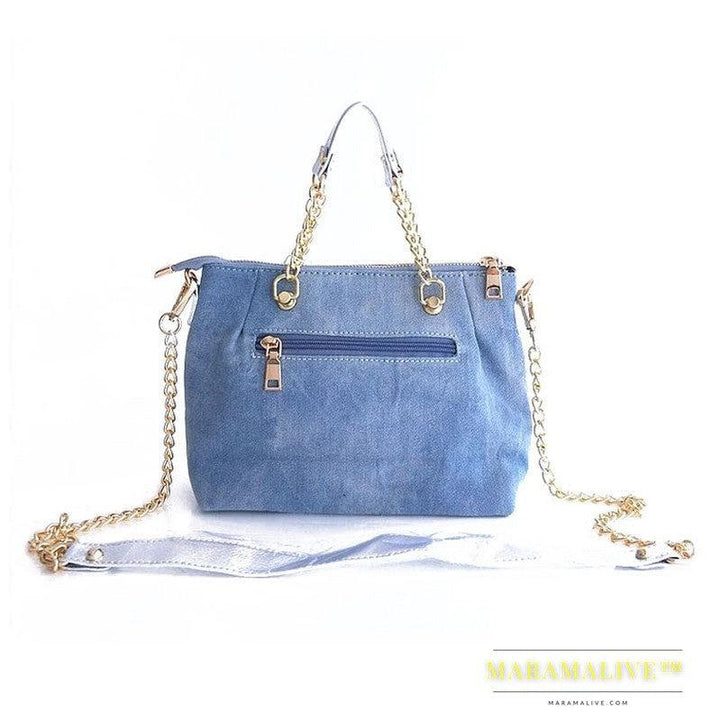 Cowgirl Diamond-studded One-shoulder Messenger Handbag