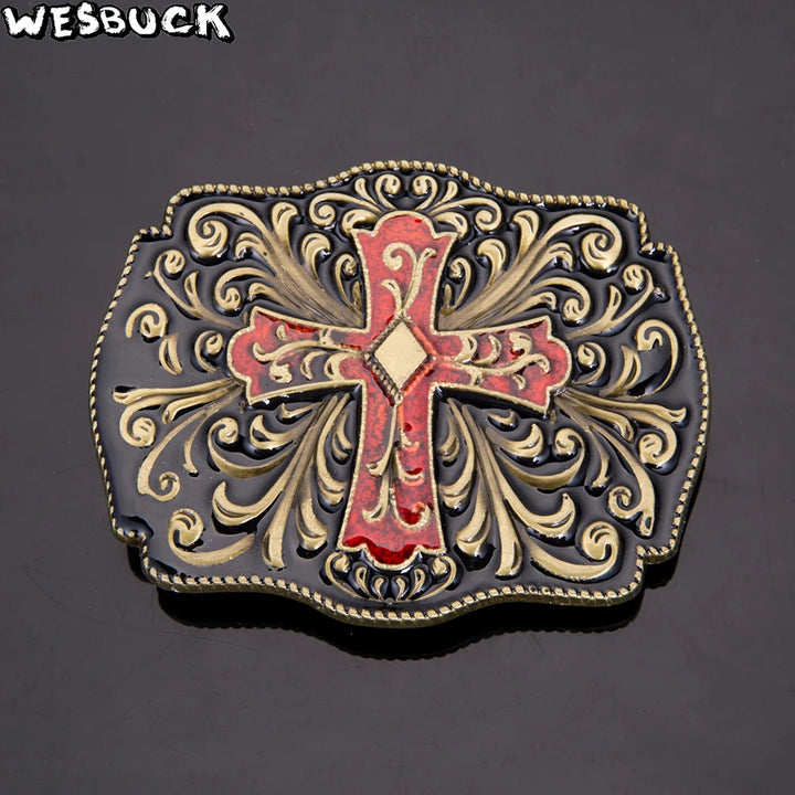 Crossing Skull Belt Buckles – Unusual Metal Buckles for Trendy Cowboys & Cowgirls