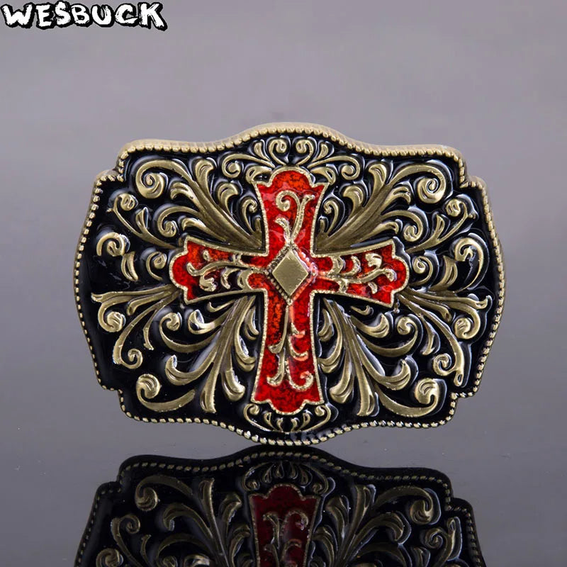 Crossing Skull Belt Buckles – Unusual Metal Buckles for Trendy Cowboys & Cowgirls