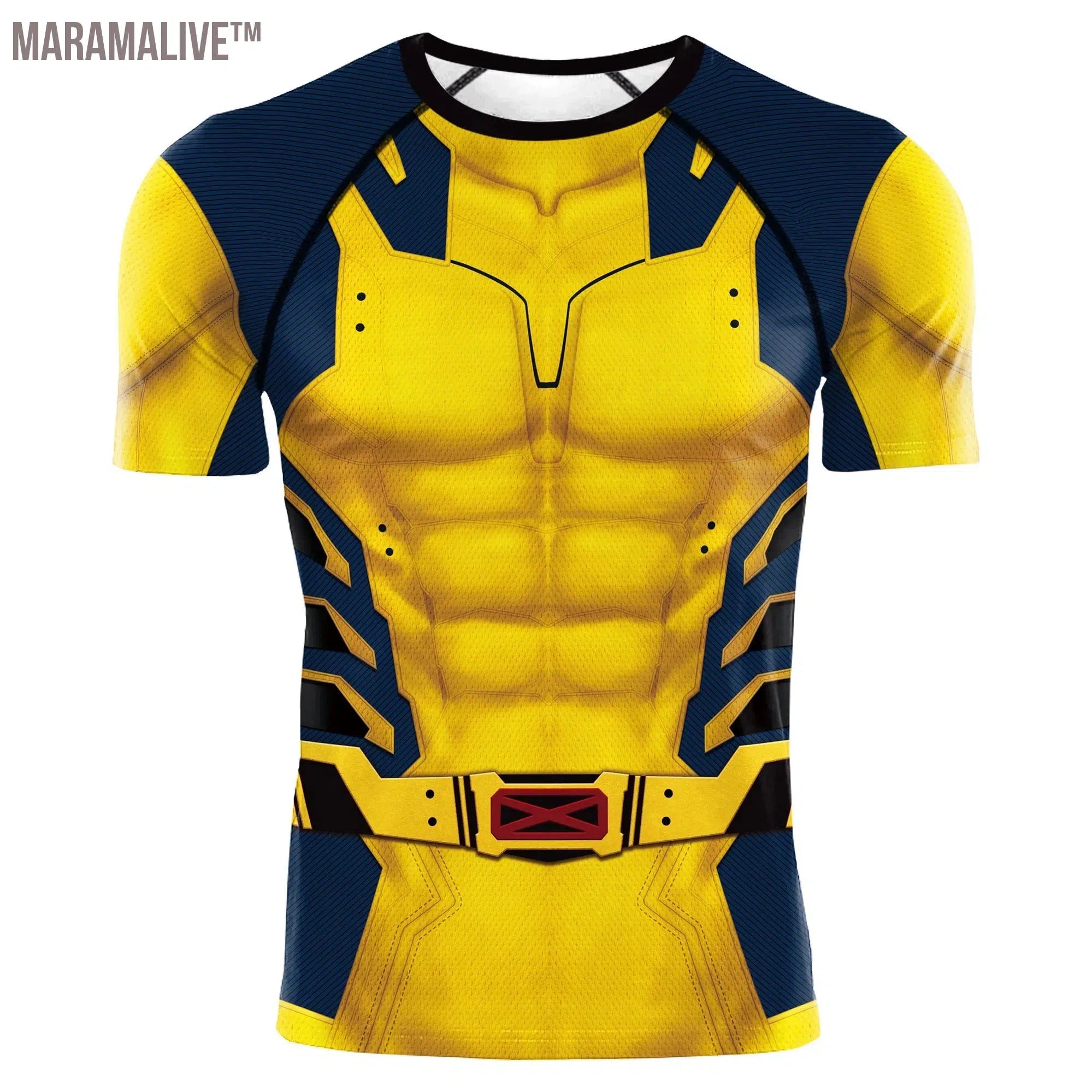 Deadpool Cosplay Wolverine Cosplay Superhero Printed Vest Comic Compression Workout Bodybuilding Tank Tops