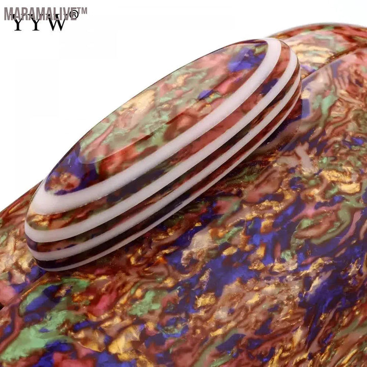 Design Shell Acrylic Clutch Purse Women Marble Bag Luxury Elegant Lady Evening Bag Round Cute Purple Handbag Shoulder Bags