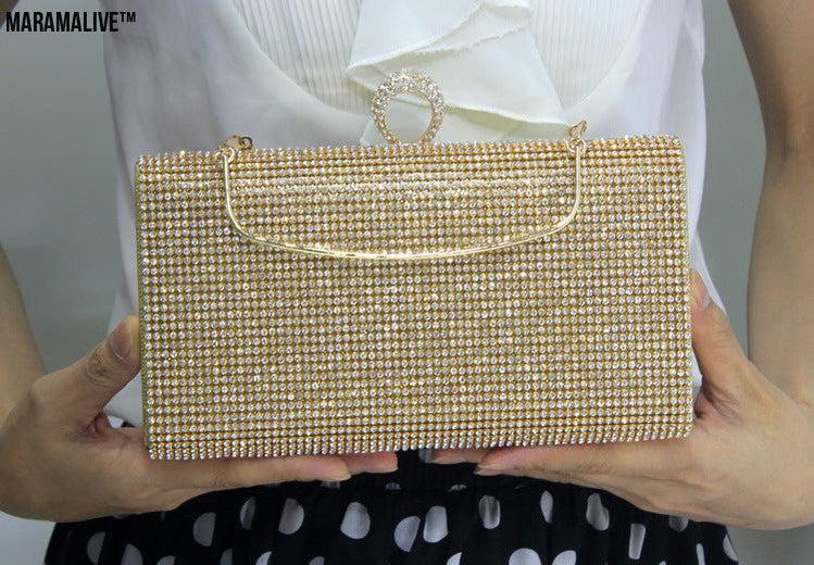 Diamond-encrusted Lady Spot Hand Bag Diamond