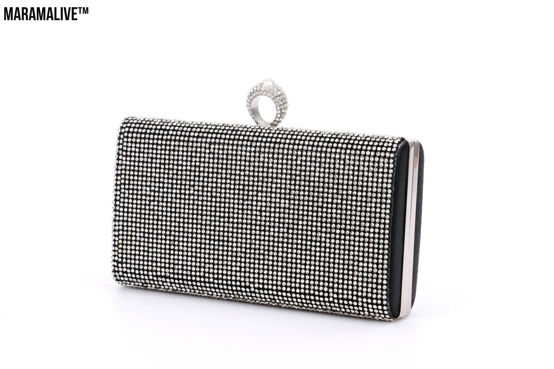 Diamond-encrusted Lady Spot Hand Bag Diamond