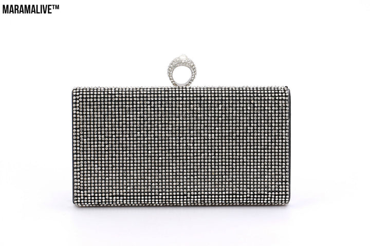 Diamond-encrusted Lady Spot Hand Bag Diamond