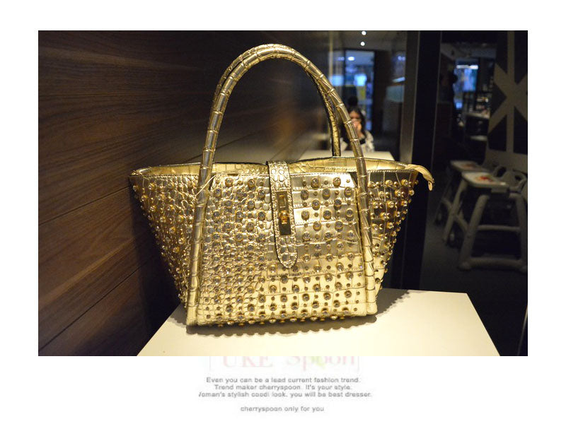 Diamond-studded Dumpling Bag Shoulder Messenger Lady Bag