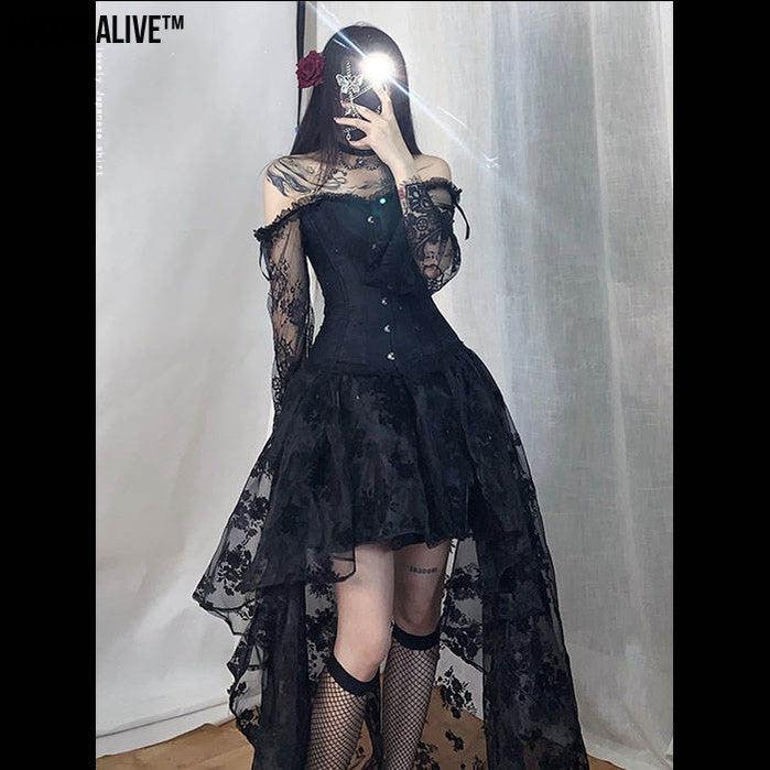 Dress to Rule the Dark Kingdom - Sinister Royalty Corset Gown