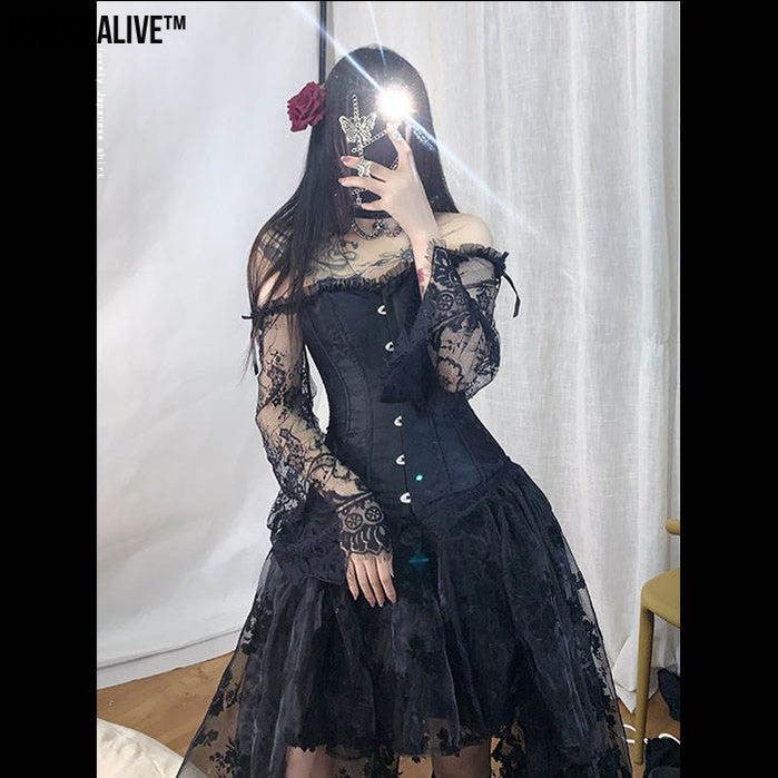 Dress to Rule the Dark Kingdom - Sinister Royalty Corset Gown