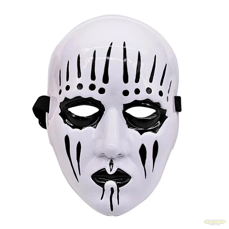 Drummer Cosplay Adult Mask Halloween Party Costume Face Props