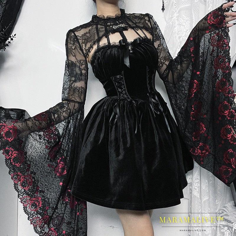 Edgy Gothic Blouse - Shop Dark Goth Style Top for Women