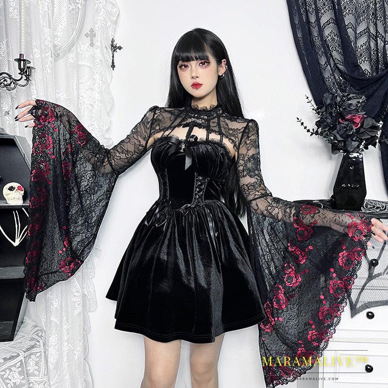 Edgy Gothic Blouse - Shop Dark Goth Style Top for Women