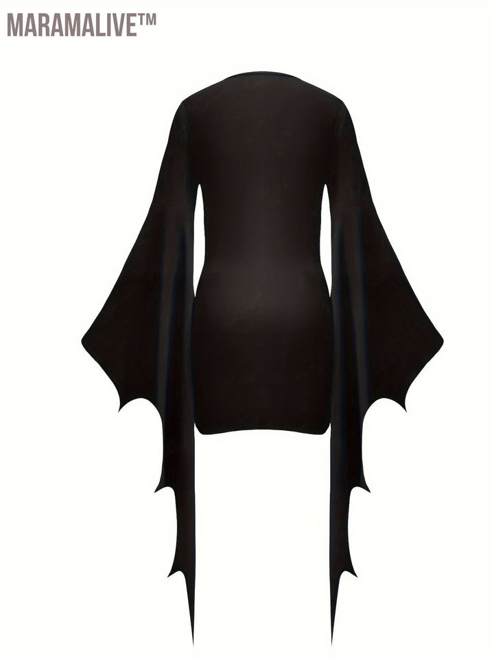 Elegant Gothic Batwing Sleeve Costumes Designed for Women