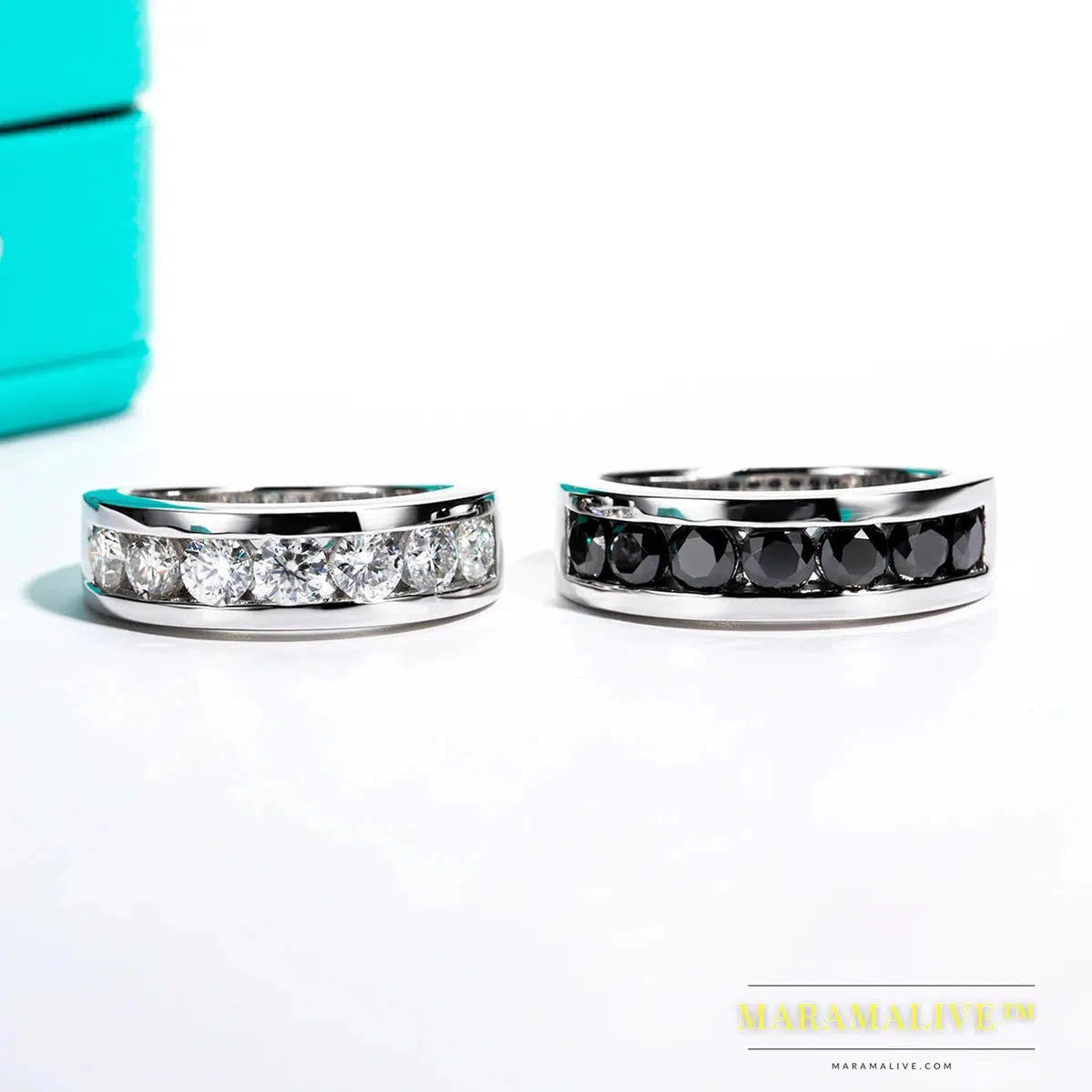 Elegant Moissanite Wedding Bands & Engagement Rings Men & Women