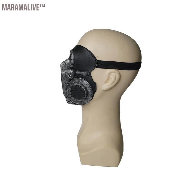 Eraspooky Medieval Steampunk Gas Mask Cosplay Unisex Latex Full Face Mask Halloween Costume Props