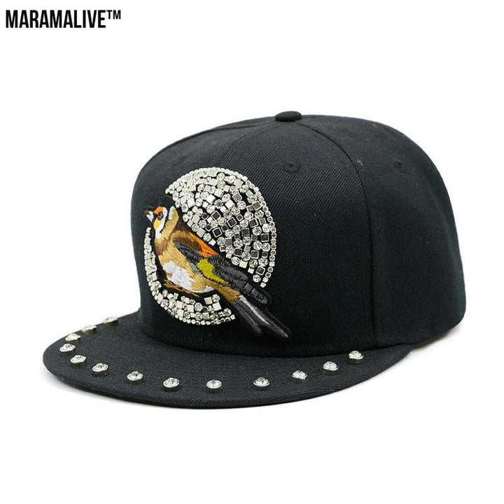 European And American Harajuku Style Hat Nail Cross Skull Rivet